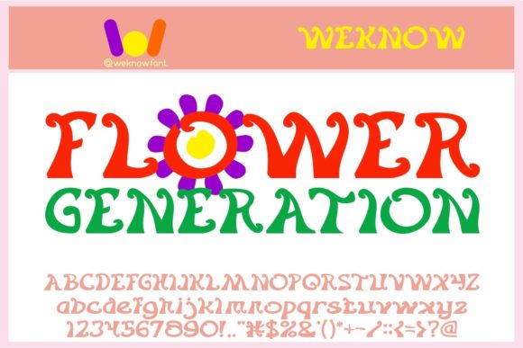 Choosing Flower Generation as Your Website's Decorative Typeface