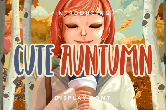 Cute Auntumn: A Friendly Display Font for Your Business
