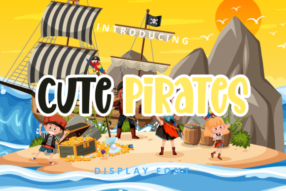 Cute Pirates: A Friendly Display Font for Digital Branding