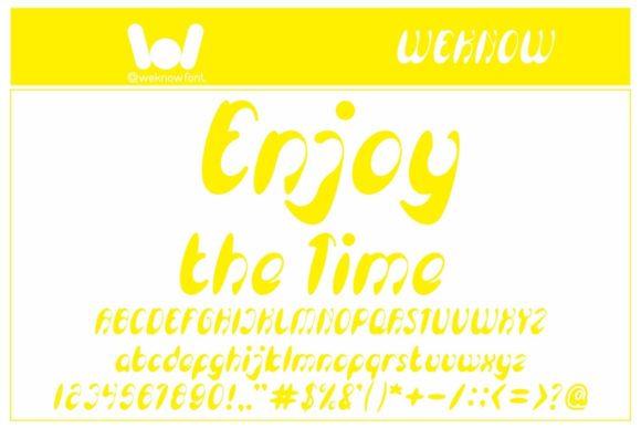 Enjoy the Time Font: A Whimsical Brand Upgrade for Your Business