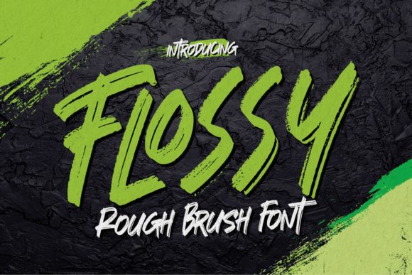 Flossy: A Bold Display Font for Crafters and Creators
