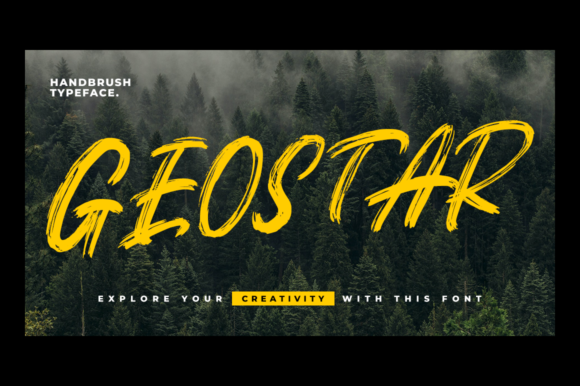 Geostar Font: A Cool Display Typeface for Digital Branding