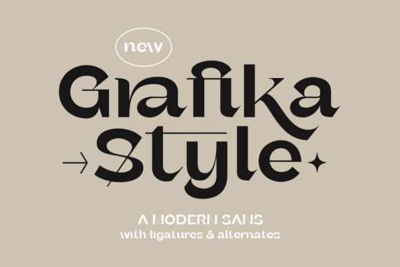 Grafika: The Display Font Your Craft Projects Deserve