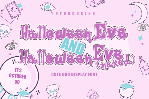 Halloween Eve Duo: A Chic Font Pair for Crafters
