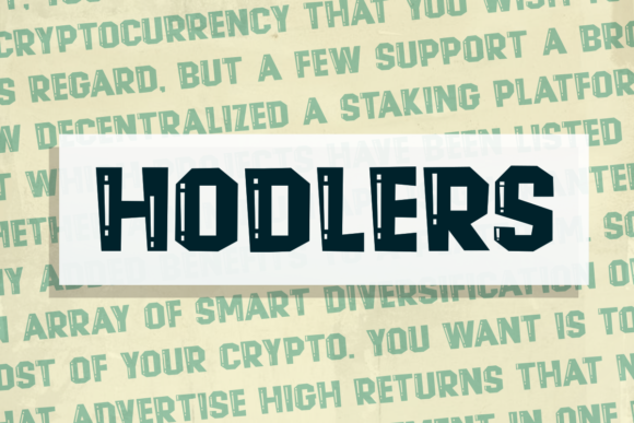 Hodlers: The Chic, Bubbly Display Font for Digital Brand Personality