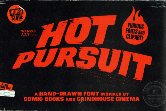 Hot Pursuit: A Display Font with Velocity and Style