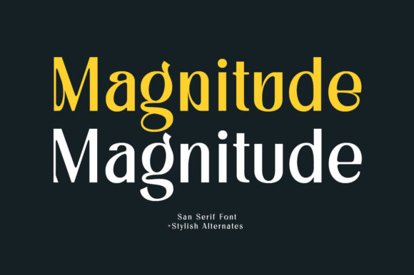 Magnitude: A Display Font for Editorial Refinement
