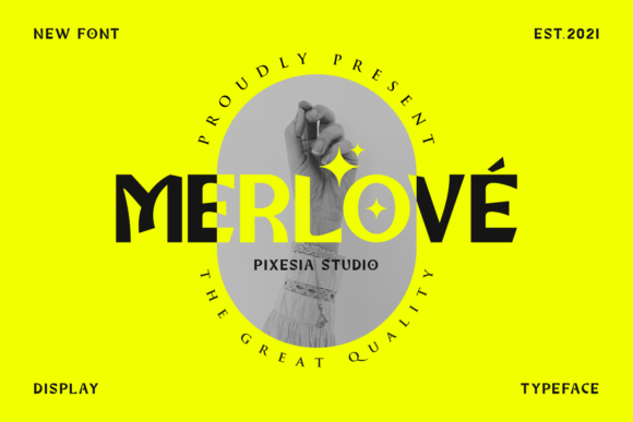 Merlove: A Bold Display Font That Brings Personality to Projects