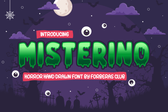 Misterino Font: The Cool and Spooky Display Typeface Your Business Needs
