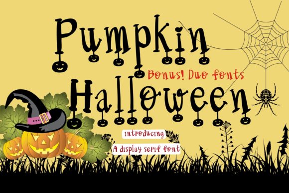 Pumpkin Halloween: A Versatile Display Font for Dynamic Digital Campaigns