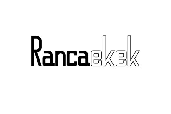Rancaekek: A Display Font for Your Creative Products