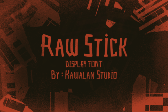Raw Stick Font: A Cool and Creepy Brand Identity Tool