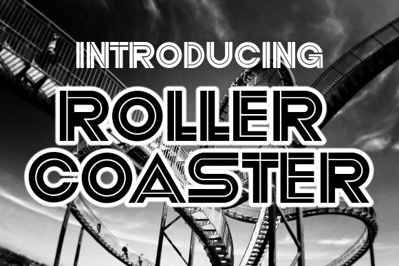 Roller Coaster: A Sharp Display Font for Your Creative Projects