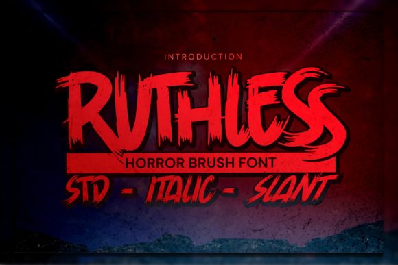 Ruthless: A Font Designed for Dramatic Editorial Moments