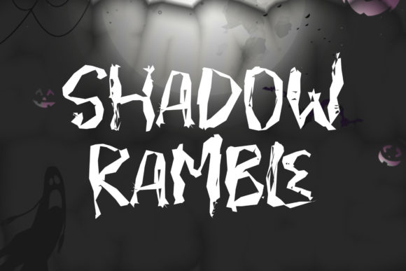 Shadow Ramble: A Font That Strolls Into Your Imagination