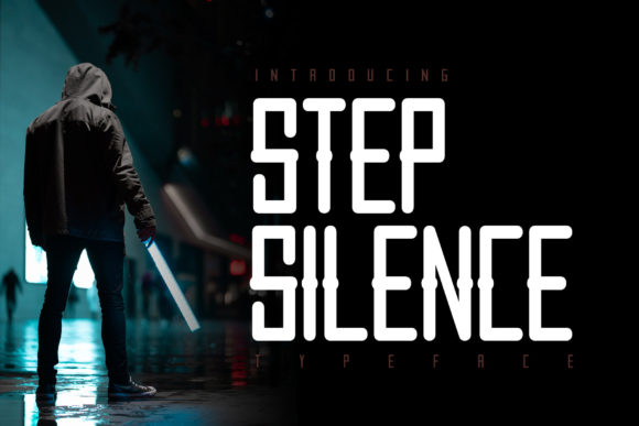 Step Silence: A Display Font for Quiet Confidence