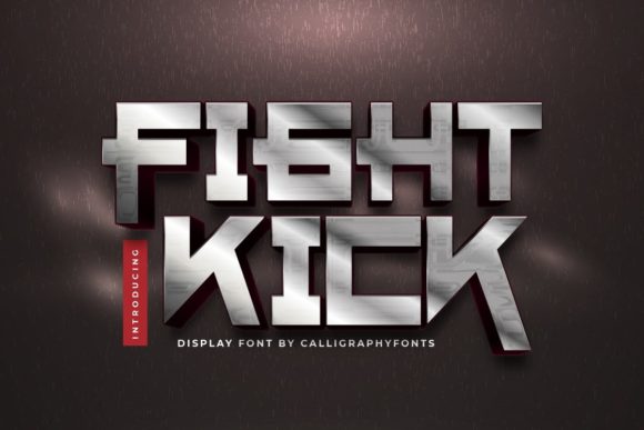 The Fight Kick Display Font: A Bold Voice for Editorial Design