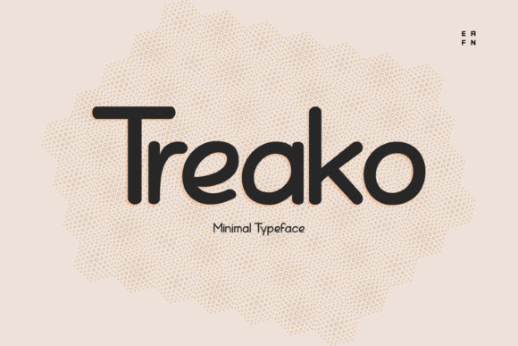 Treako: A Modern Font for Digital Design
