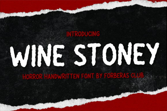 Wine Stoney: A Unique Display Font for Marketing Impact
