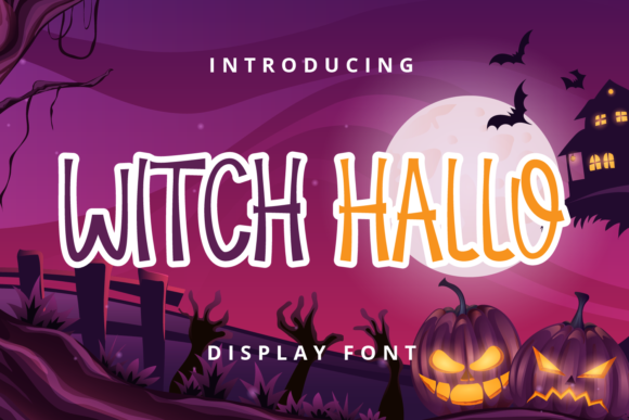 Witch Hallo: A Display Font for Editorial Atmosphere and Attention
